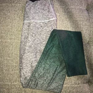 Beyond yoga leggings ombré green